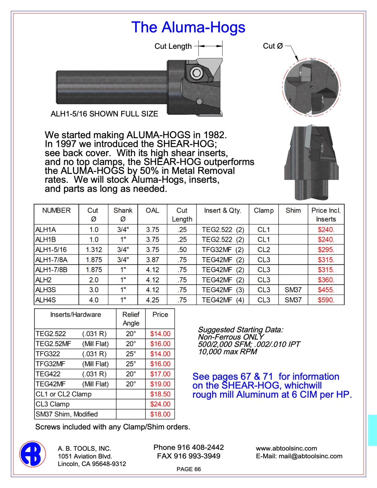 Aluma-Hogs catalog