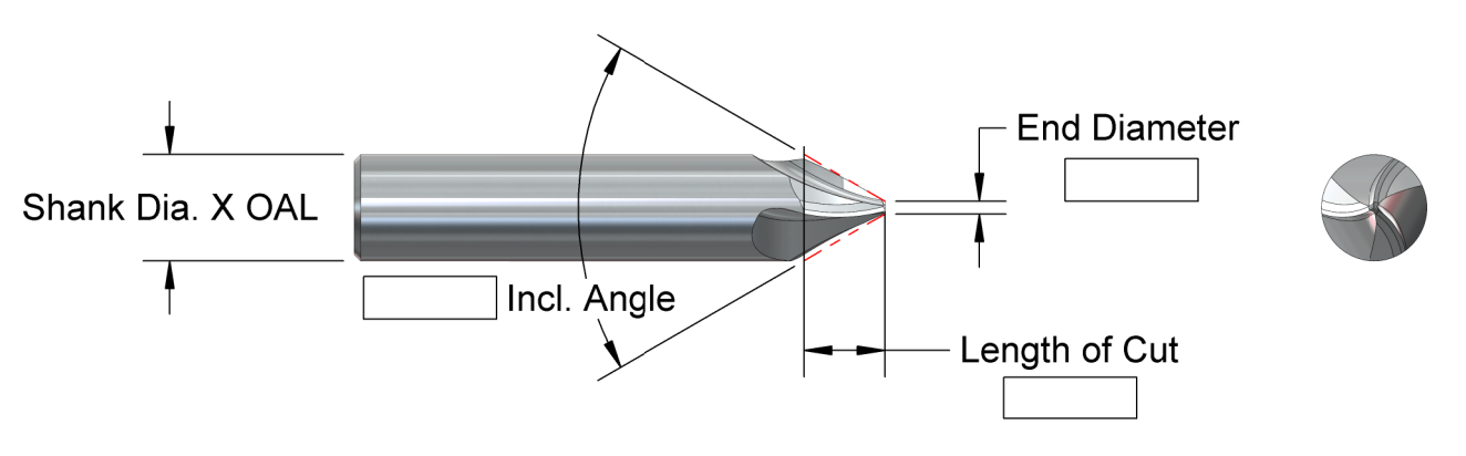 Solid Carbide Taper End Mills