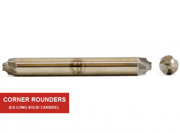 Ex-Long Solid Carbide Corner Rounders