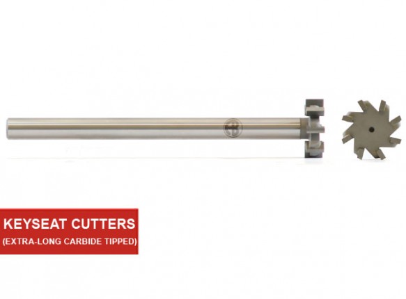 Ex-Long Carbide Tipped Keyseat Cutters